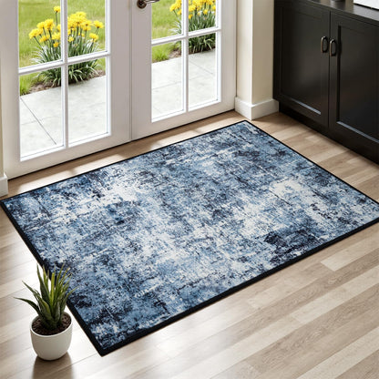 Modern Abstract Washable Area Rug