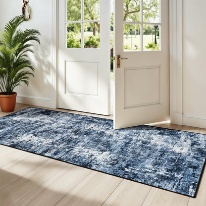 Modern Abstract Washable Area Rug