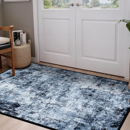 Modern Abstract Washable Area Rug