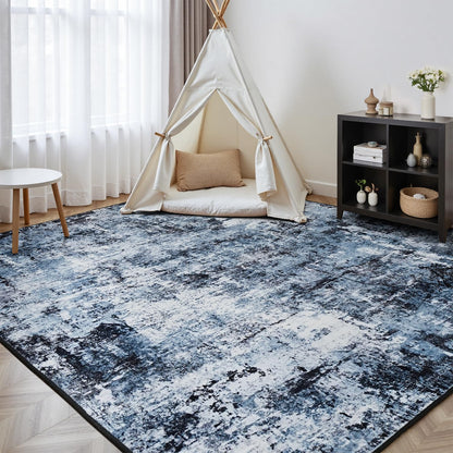 Modern Abstract Washable Area Rug